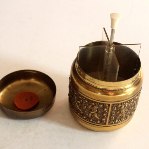 Erhard and sons brass cigarette box, vintage from the 1960s