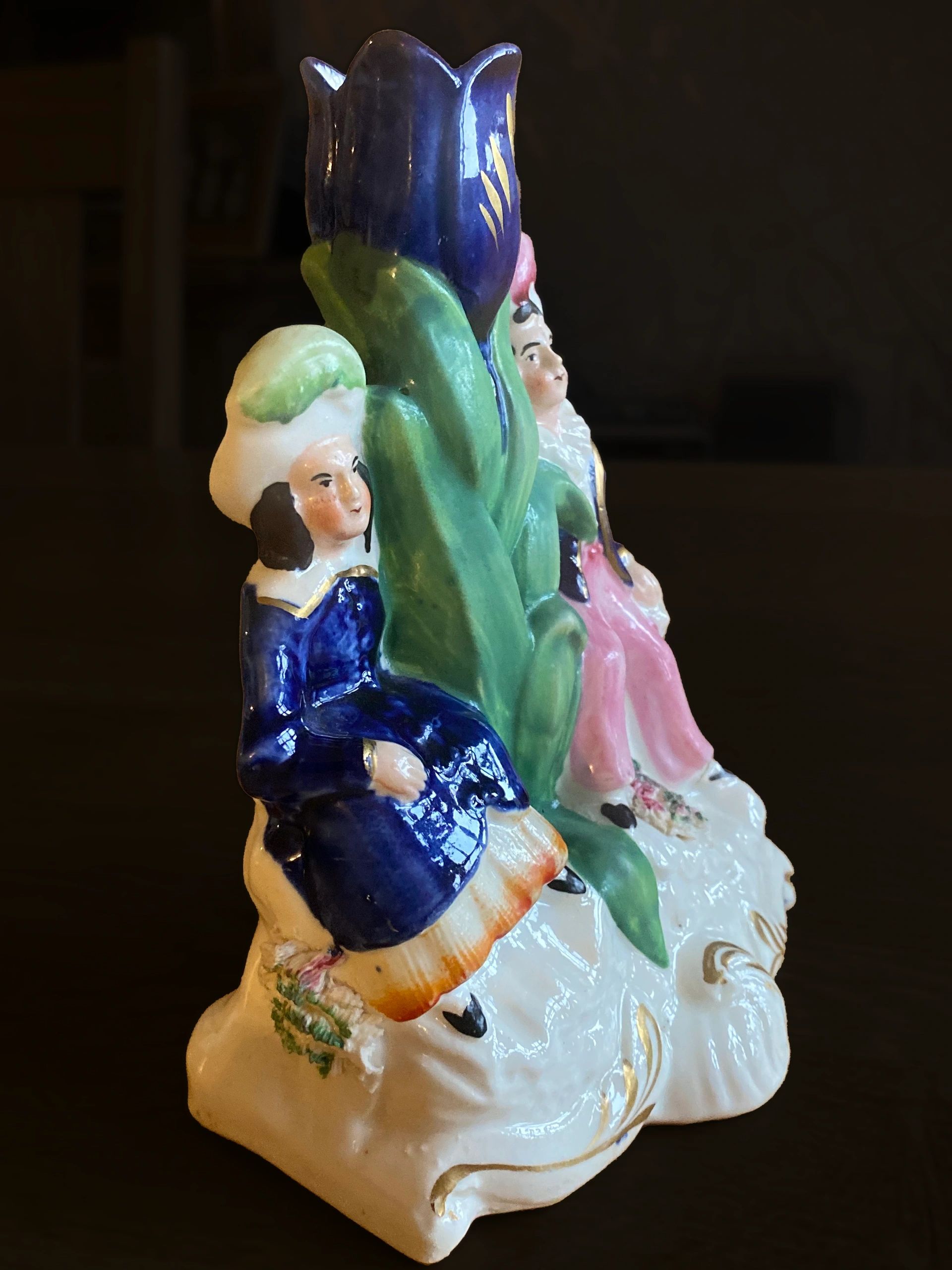 English Staffordshire spill vase circa 1850-60