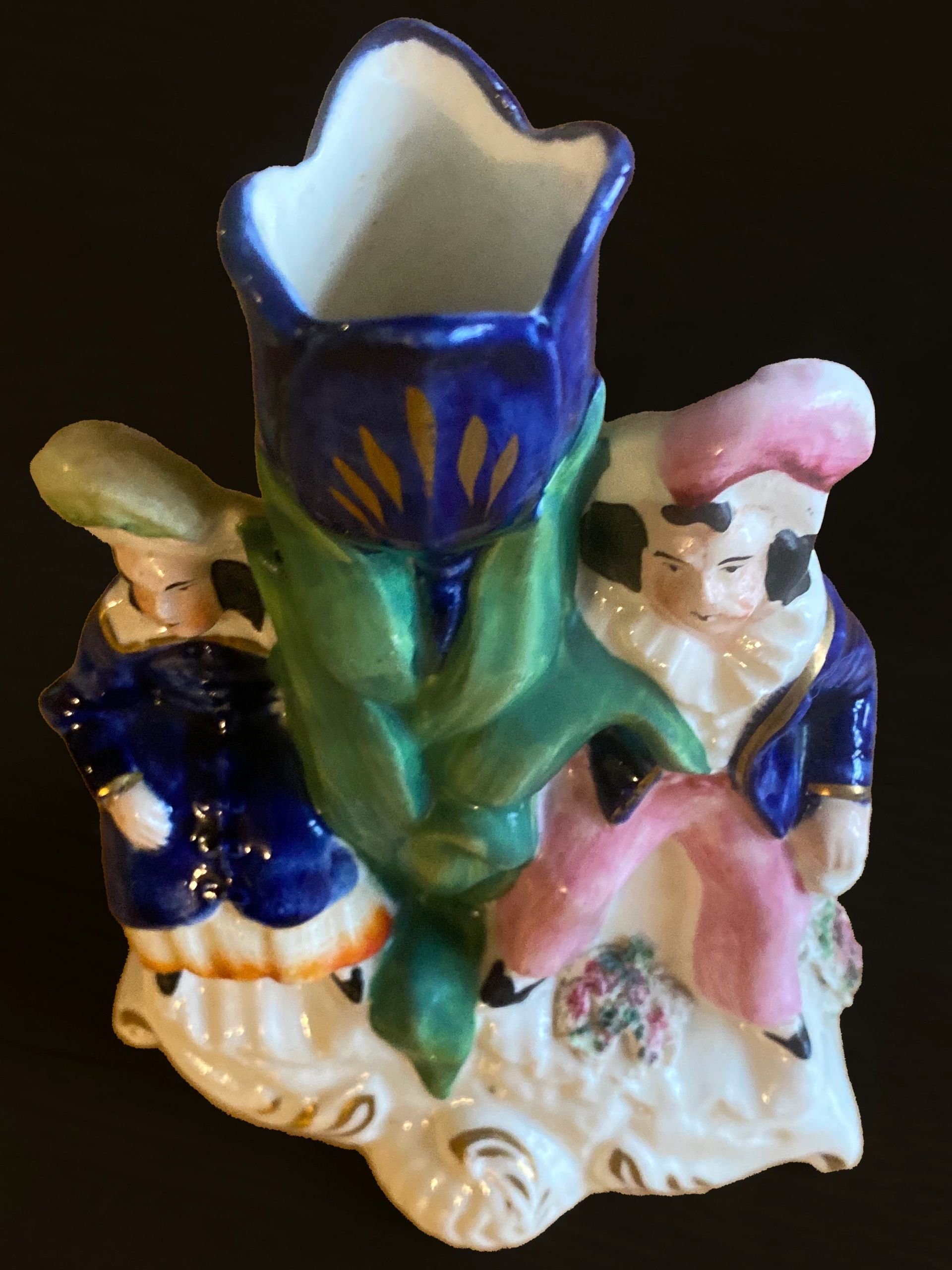 English Staffordshire spill vase circa 1850-60