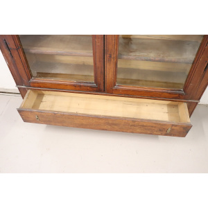 19th Century Poplar Wood Bookcase