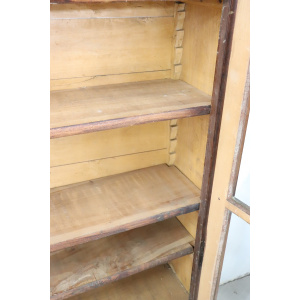 19th Century Poplar Wood Bookcase