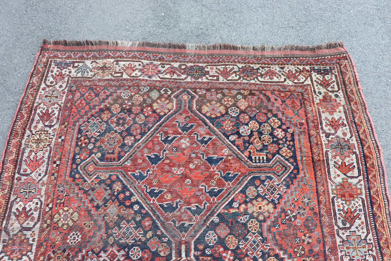 Middle Eastern Shiraz Rug, 1950s