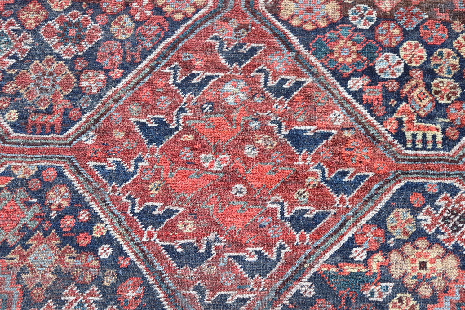 Middle Eastern Shiraz Rug, 1950s