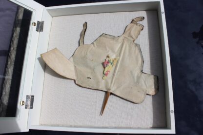Antique Japanese Silk Brocade Oshie Art Geisha Puppet Dolls - Image 7