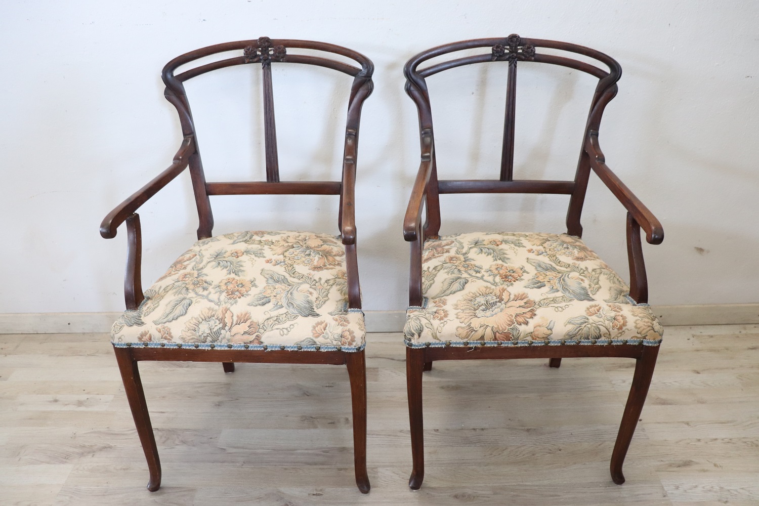 Art Nouveau Living Room Set, Set of 5