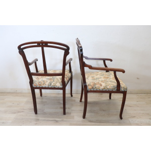 Art Nouveau Living Room Set, Set of 5