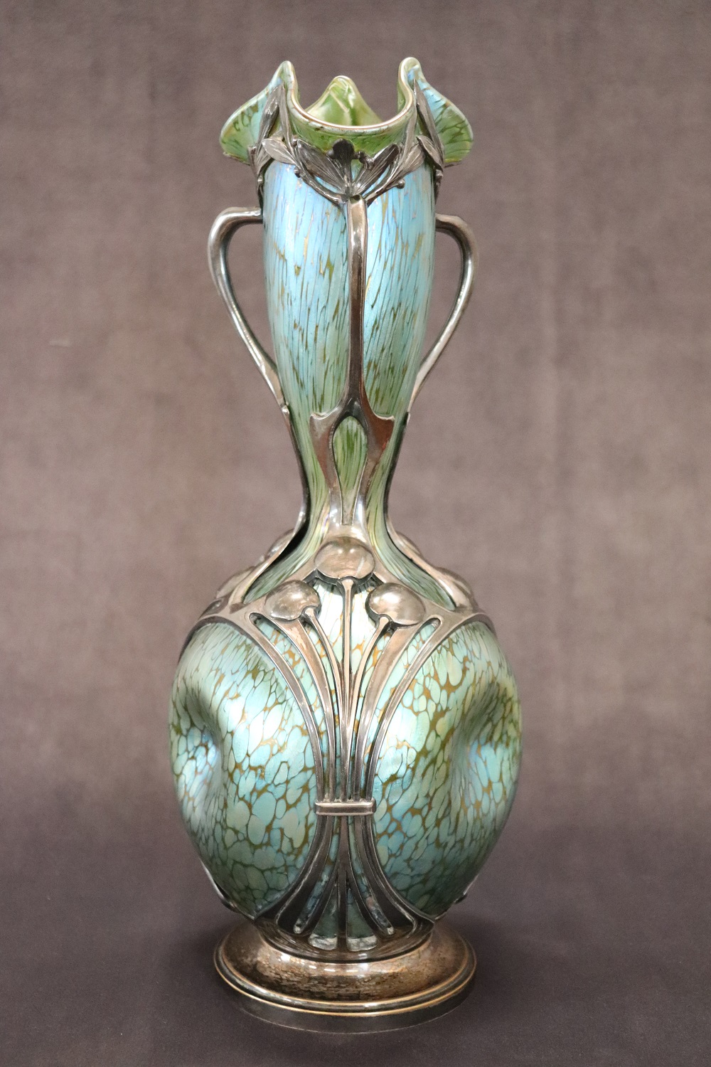 Art Nouveau Vase by Moritz Hacker and Johann Loetz Witwe, 1900s