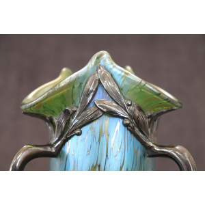 Art Nouveau Vase by Moritz Hacker and Johann Loetz Witwe, 1900s