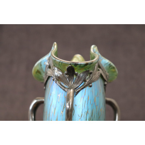 Art Nouveau Vase by Moritz Hacker and Johann Loetz Witwe, 1900s