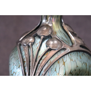 Art Nouveau Vase by Moritz Hacker and Johann Loetz Witwe, 1900s