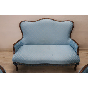 Early 20th Century Living Room Set, Set of 3