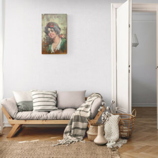 Painting Of A Italian girl from Naples