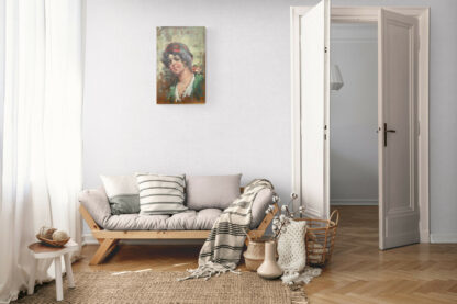 Painting Of A Italian girl from Naples