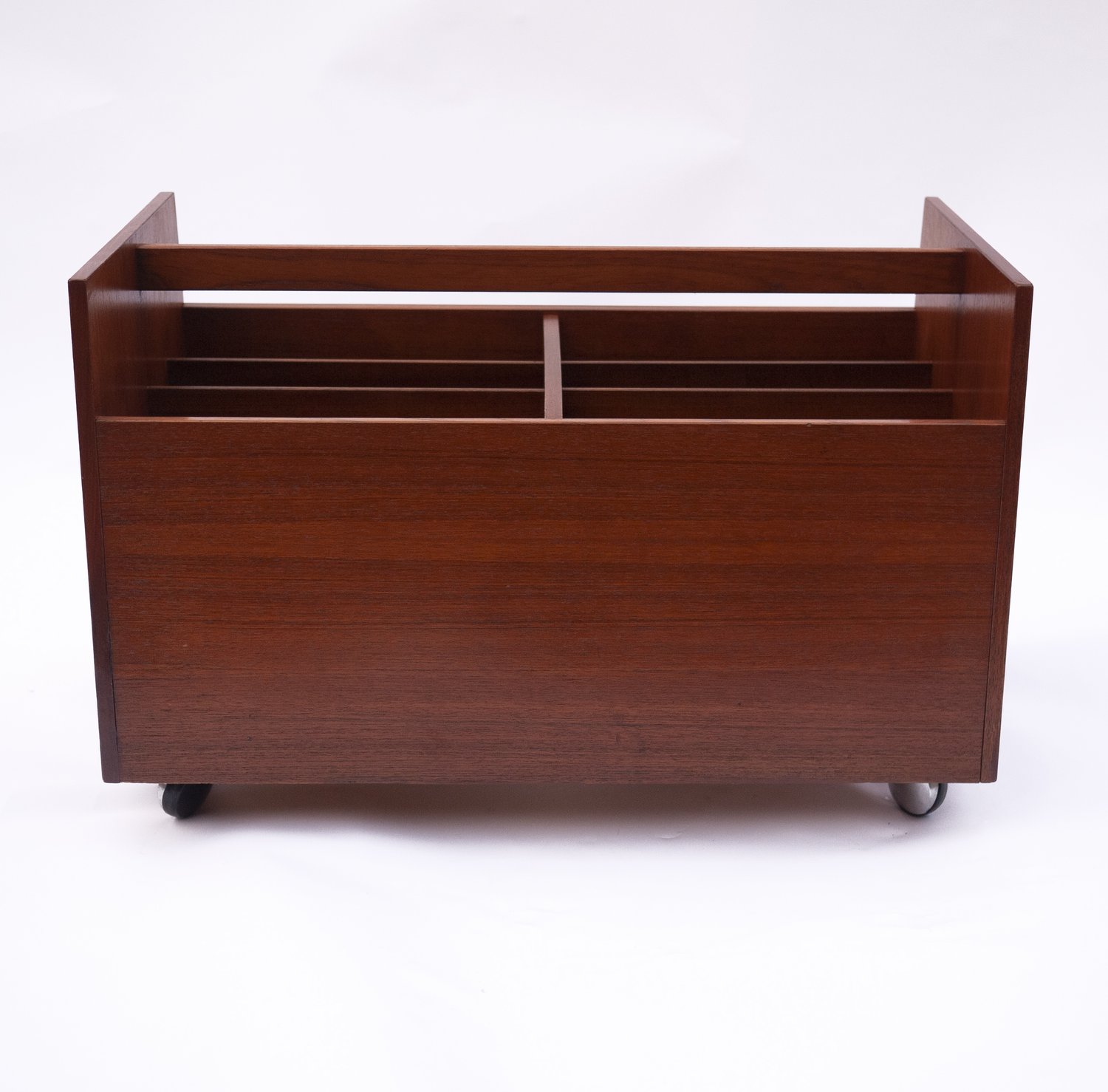 Teak Magazine Rack By Rolf Hesland For Bruksbo, 1960s