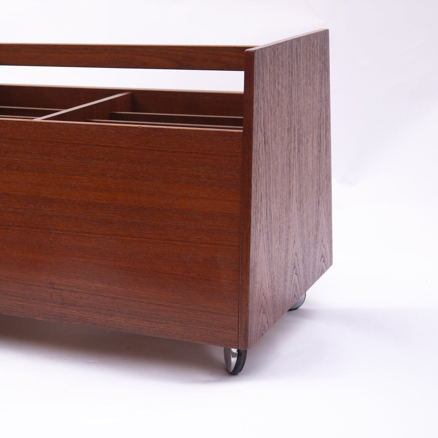 Teak Magazine Rack By Rolf Hesland For Bruksbo, 1960s