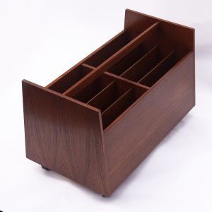 Teak Magazine Rack By Rolf Hesland For Bruksbo, 1960s