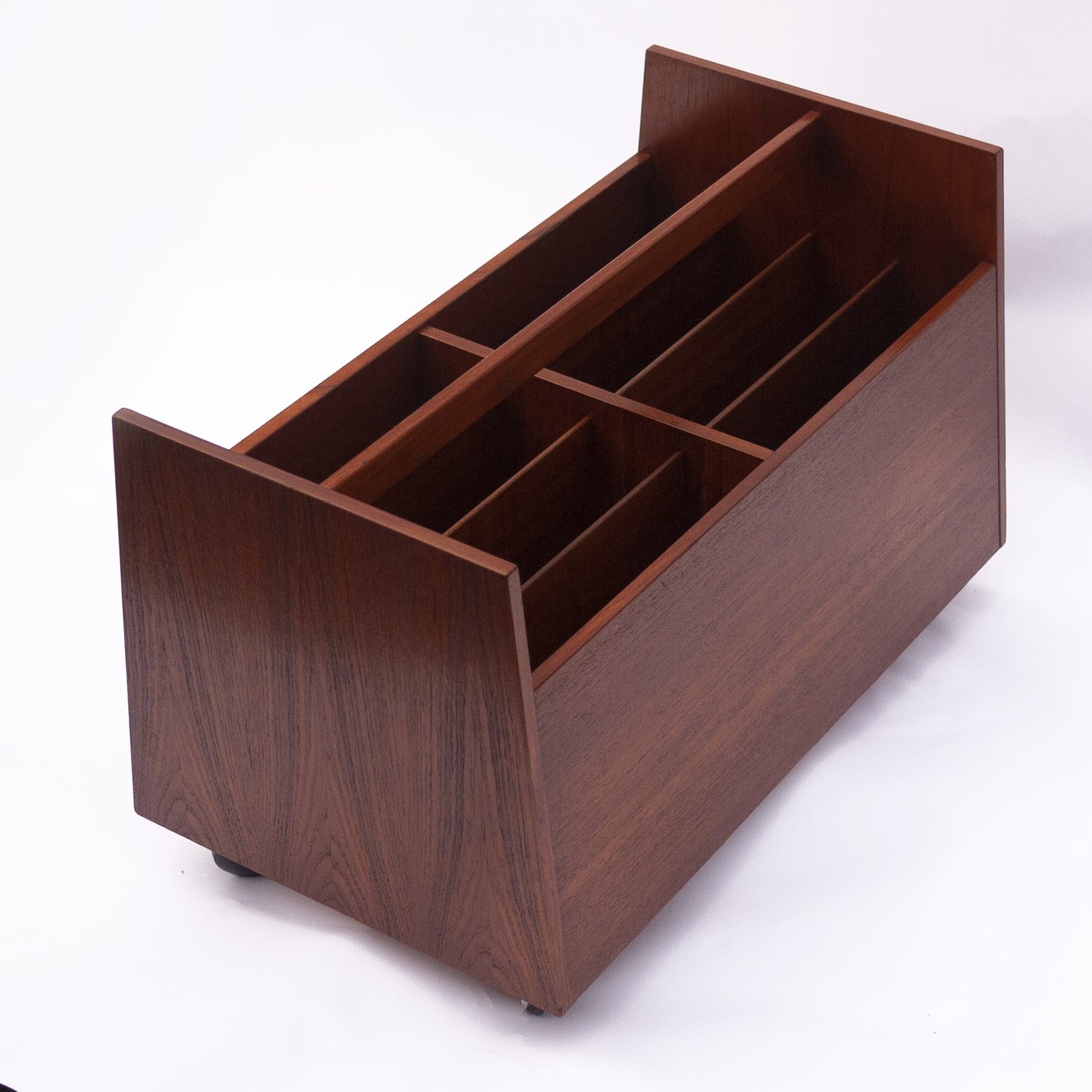 Teak Magazine Rack By Rolf Hesland For Bruksbo, 1960s