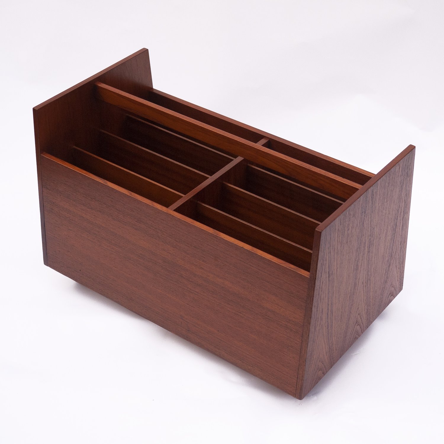 Teak Magazine Rack By Rolf Hesland For Bruksbo, 1960s
