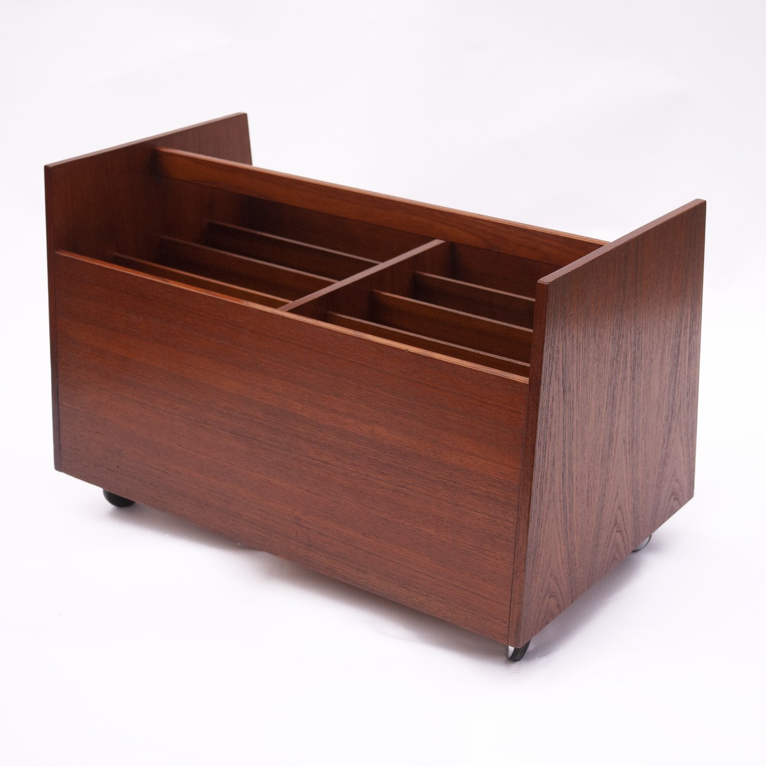 Teak Magazine Rack By Rolf Hesland For Bruksbo, 1960s
