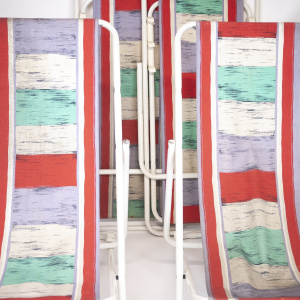 Vintage Italian Deck Chairs By Grand Soleil, 1980s, Set Of 4