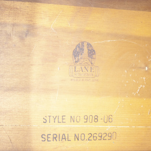 Walnut Perception Coffee Table by Lane, 1960s