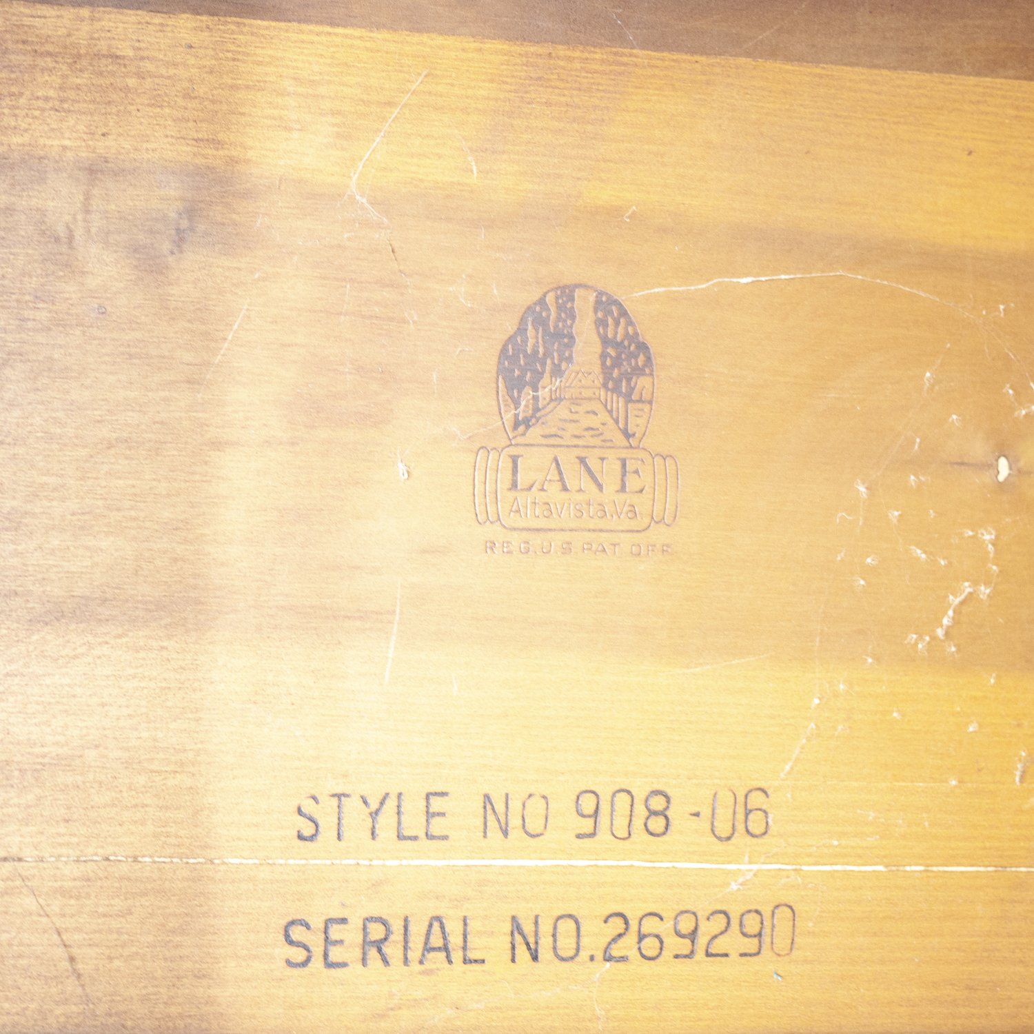 Walnut Perception Coffee Table by Lane, 1960s
