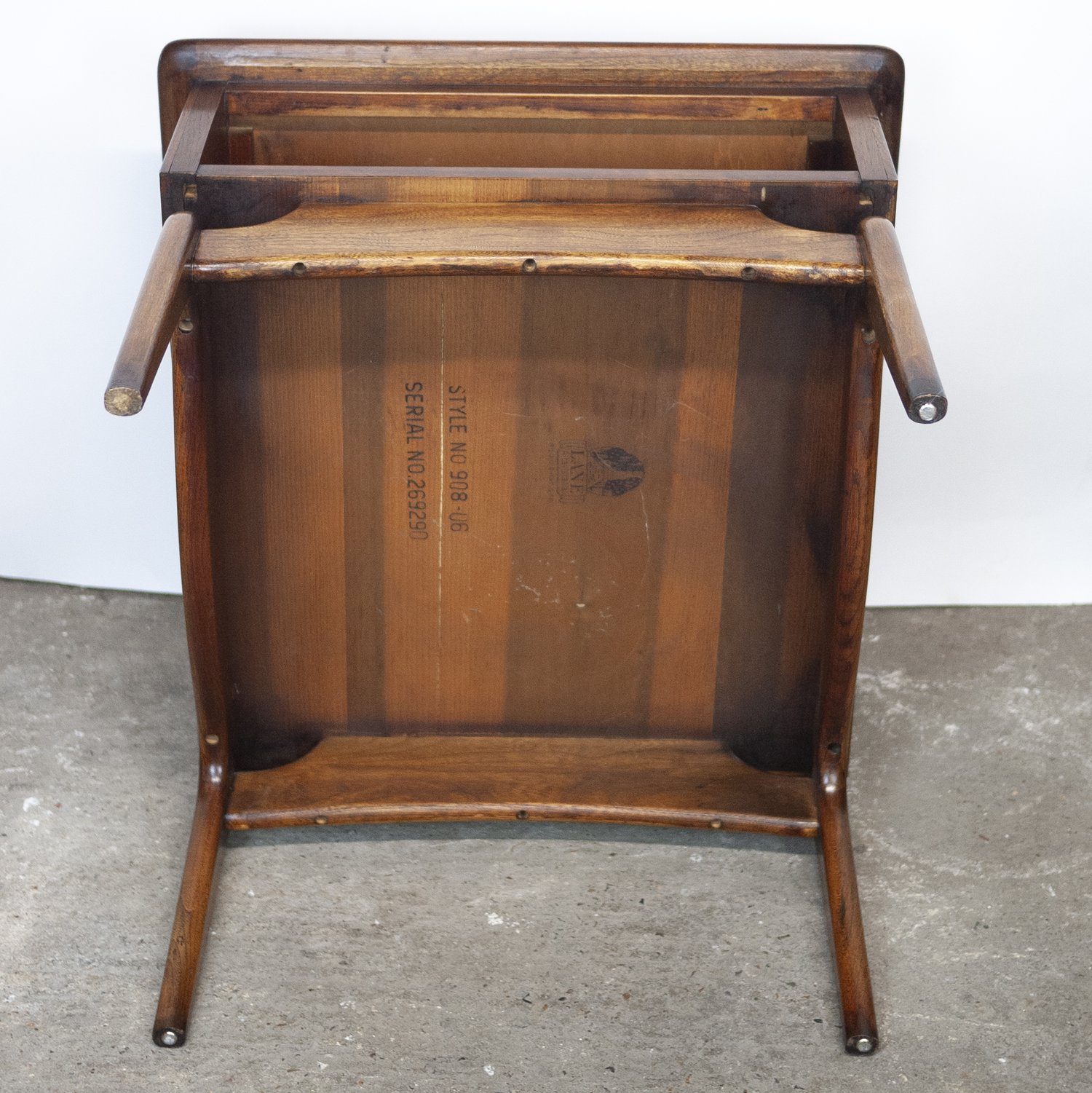 Walnut Perception Coffee Table by Lane, 1960s
