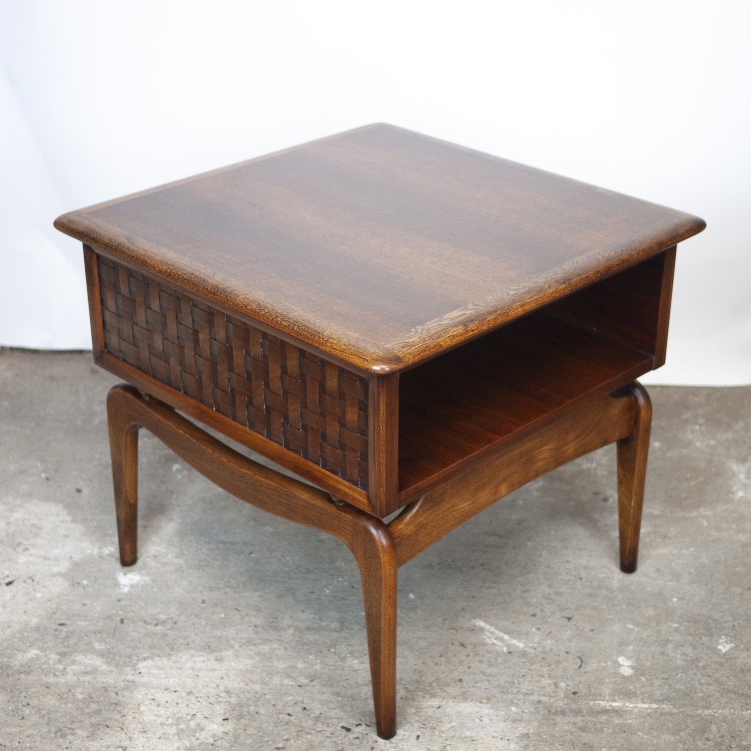 Walnut Perception Coffee Table by Lane, 1960s