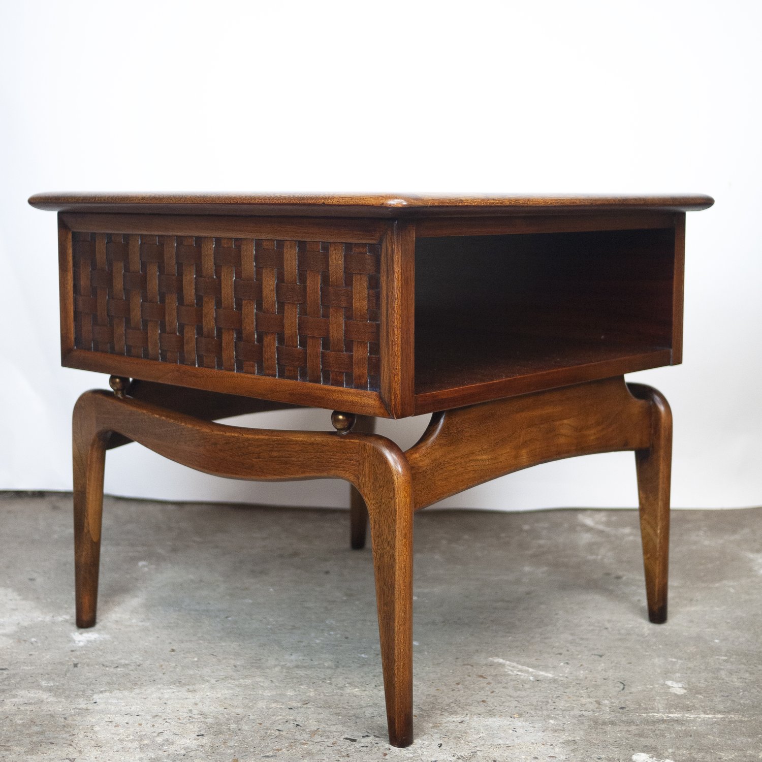 Walnut Perception Coffee Table by Lane, 1960s