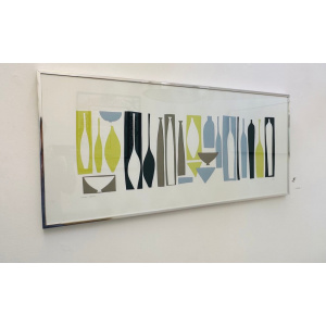 Silhouette Porcelain Silkscreen Print By Denise Duplock