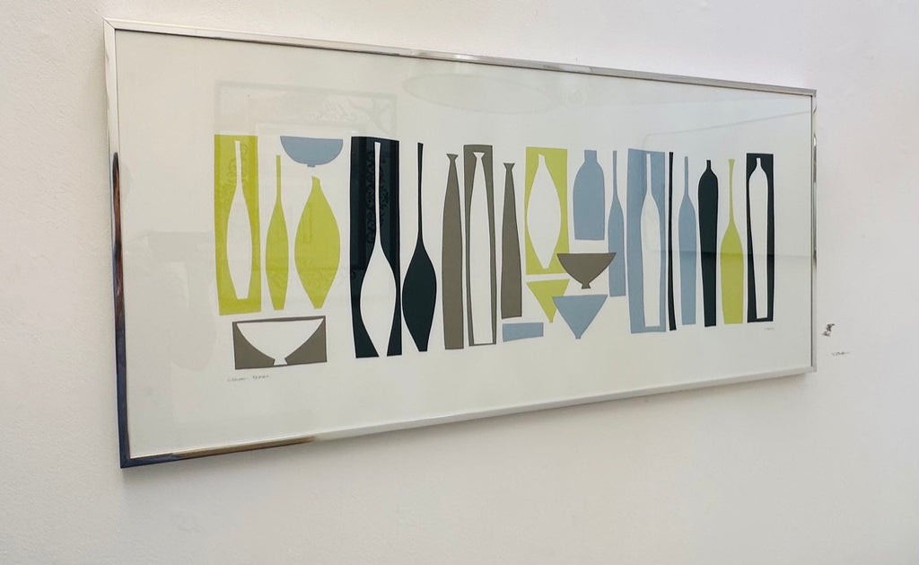 Silhouette Porcelain Silkscreen Print By Denise Duplock