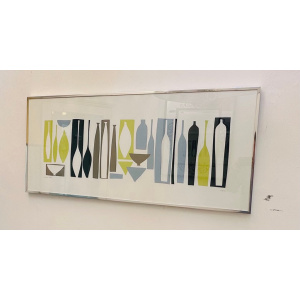 Silhouette Porcelain Silkscreen Print By Denise Duplock