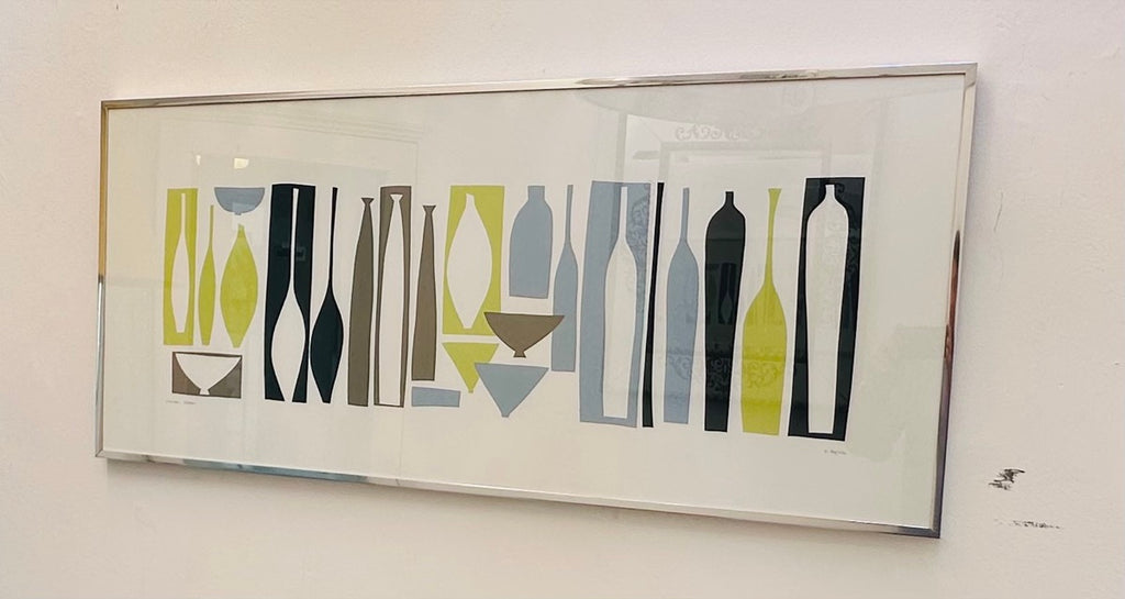 Silhouette Porcelain Silkscreen Print By Denise Duplock