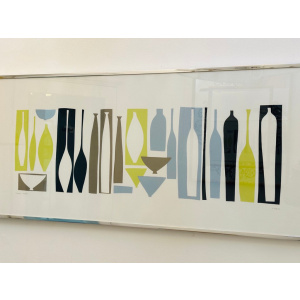 Silhouette Porcelain Silkscreen Print By Denise Duplock