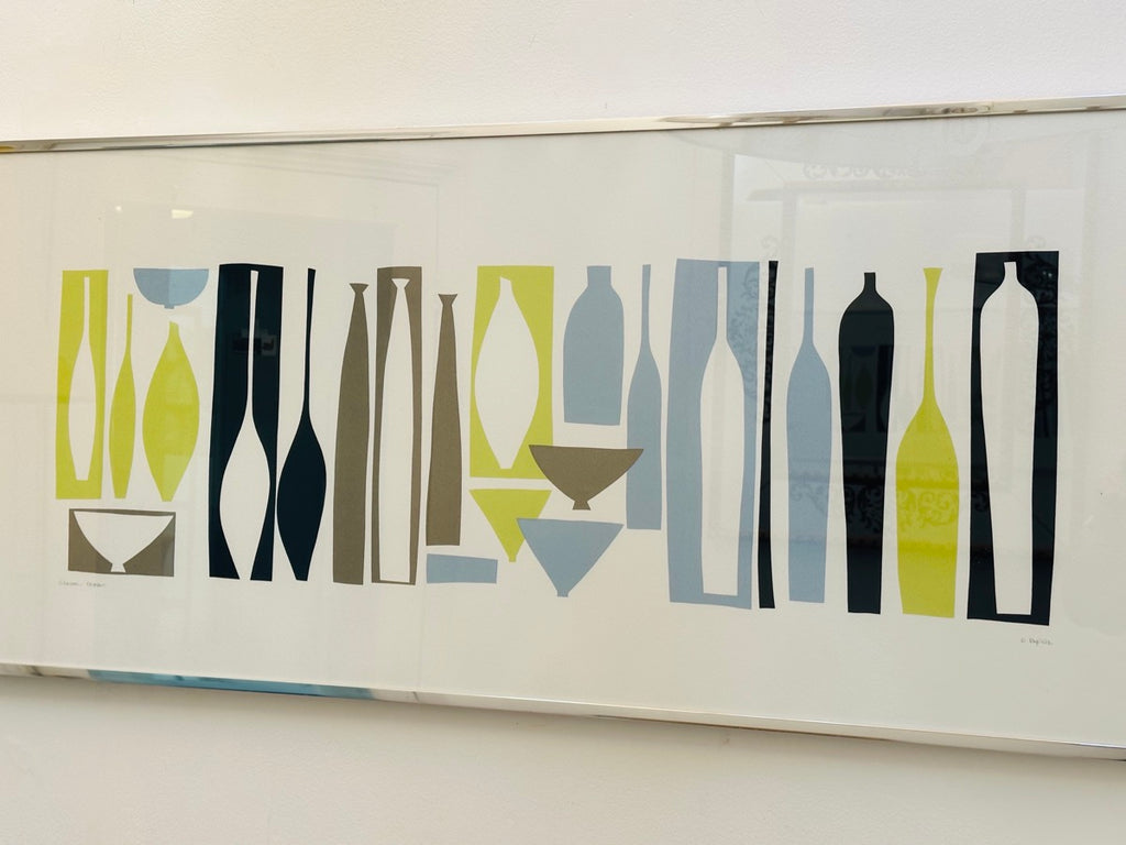 Silhouette Porcelain Silkscreen Print By Denise Duplock