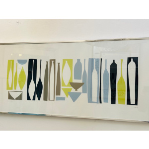 Silhouette Porcelain Silkscreen Print By Denise Duplock