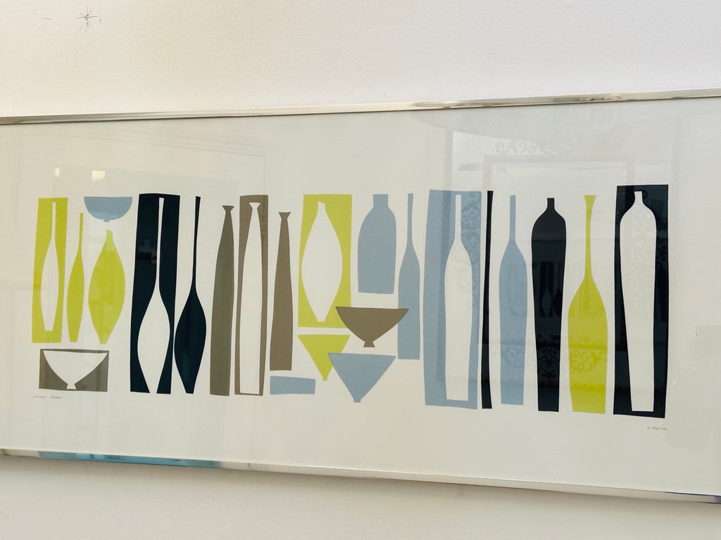 Silhouette Porcelain Silkscreen Print By Denise Duplock