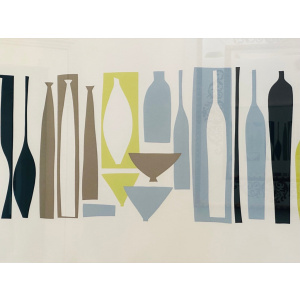 Silhouette Porcelain Silkscreen Print By Denise Duplock