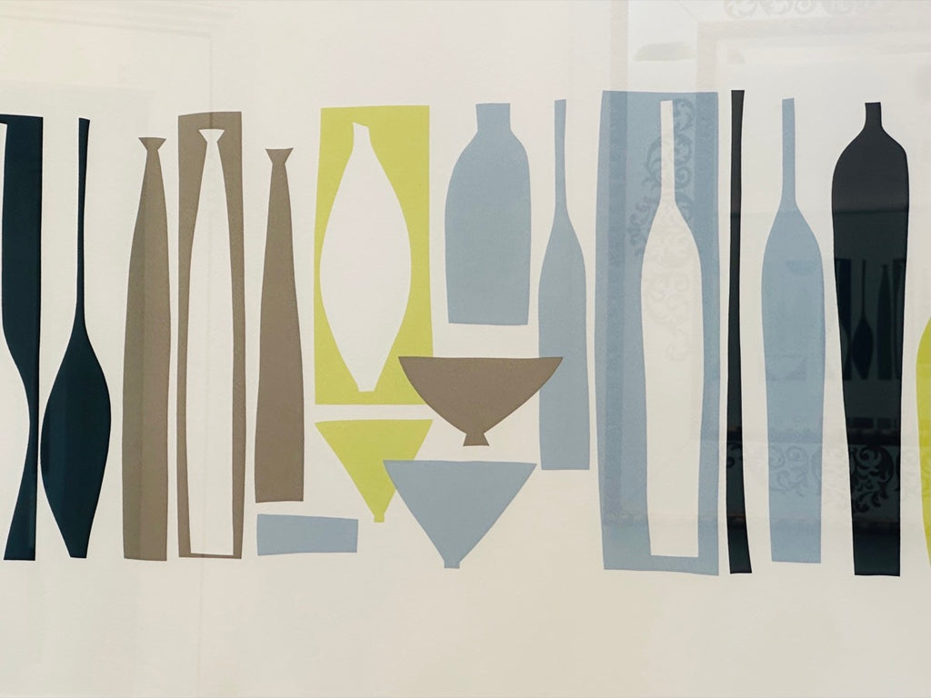 Silhouette Porcelain Silkscreen Print By Denise Duplock