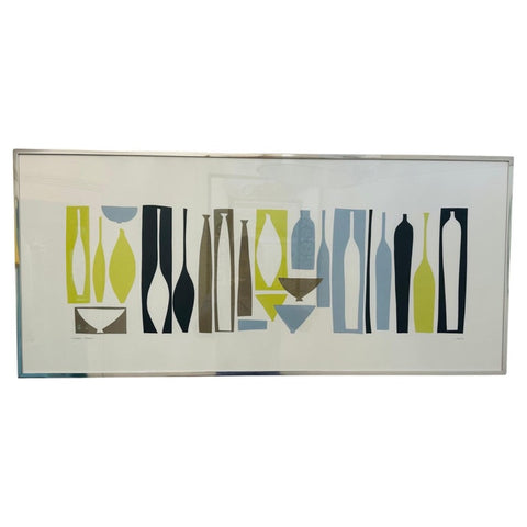Silhouette Porcelain Silkscreen Print By Denise Duplock