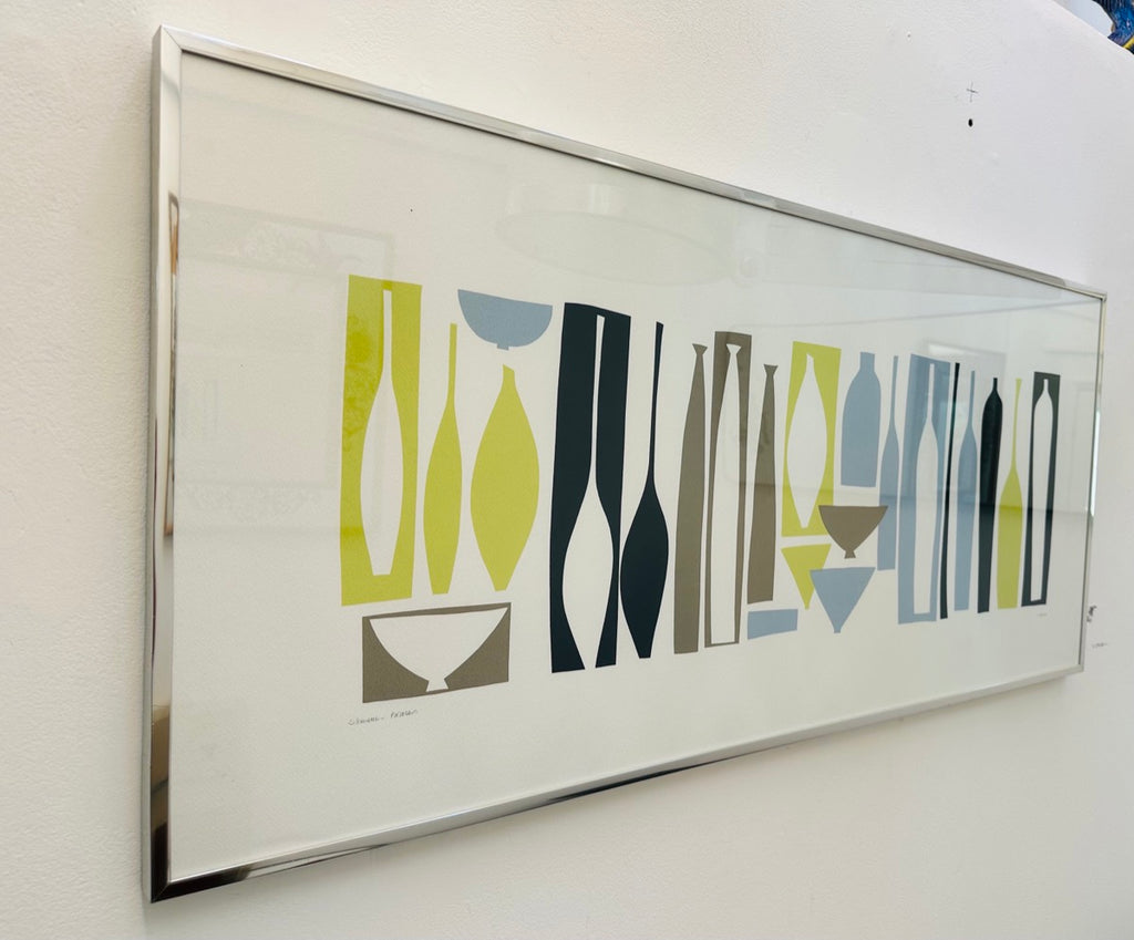 Silhouette Porcelain Silkscreen Print By Denise Duplock