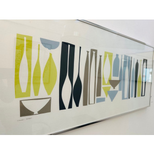 Silhouette Porcelain Silkscreen Print By Denise Duplock