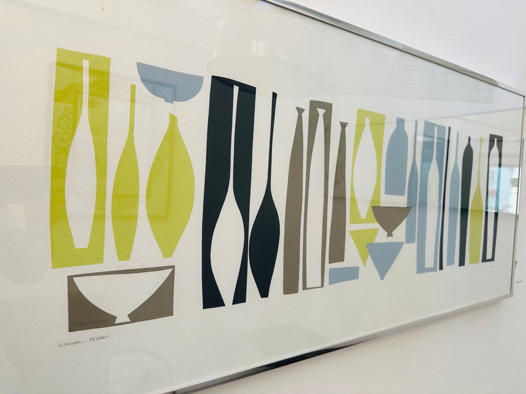 Silhouette Porcelain Silkscreen Print By Denise Duplock