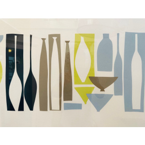 Silhouette Porcelain Silkscreen Print By Denise Duplock