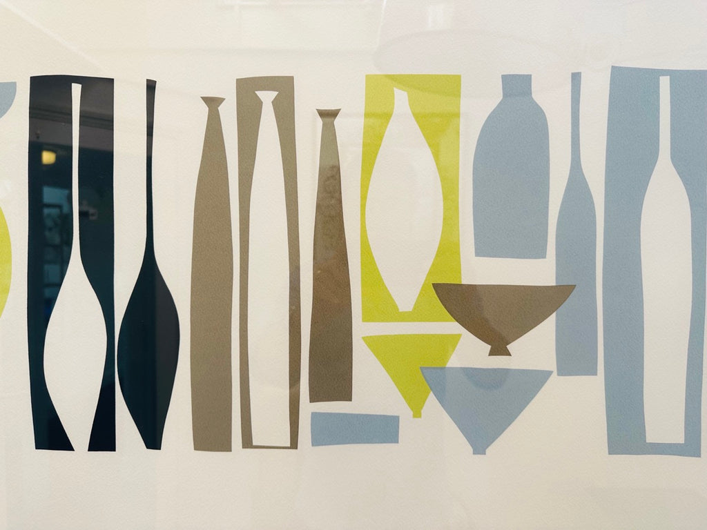 Silhouette Porcelain Silkscreen Print By Denise Duplock
