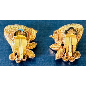 Stunning American Har Cobra Necklace Bracelet Earrings Jewellery Set, Circa 1959