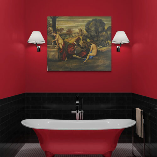 vintage old master painting after Titian