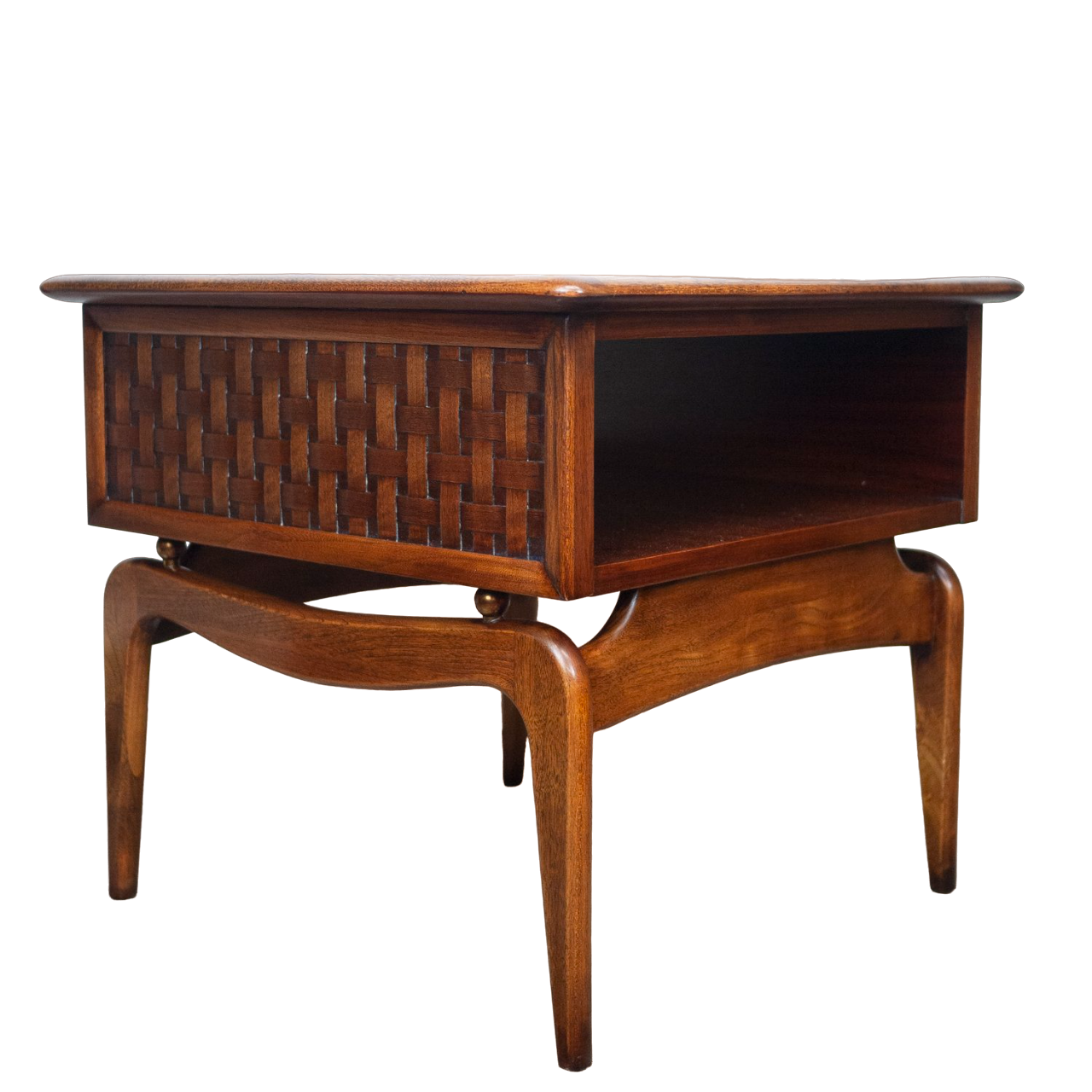 Walnut Perception Coffee Table by Lane, 1960s
