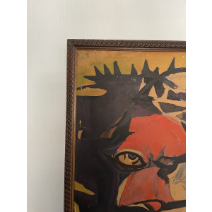 Vintage 1960s abstract painting
