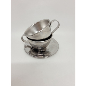 Metal Espressso Cup Set of 2, 1960s